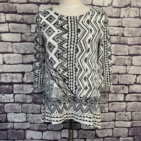 Chico's Tops - Chico's Zenergy 3/4 Sleeve Top Size SP